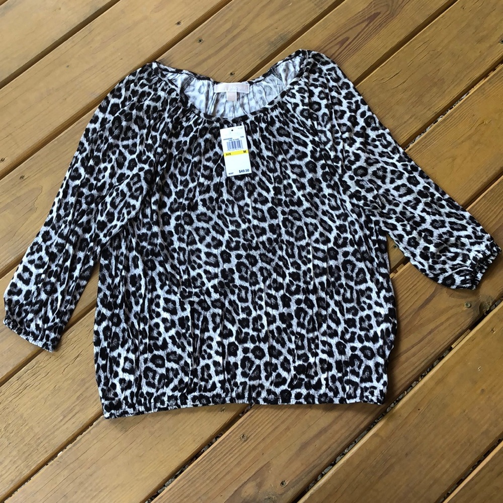 Michael Kors Animal Print Top